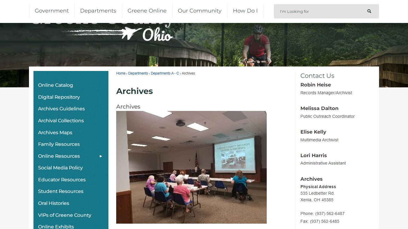 Archives | Greene County, OH - Official Website